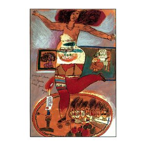 Femme Qui Danse ses Legendes dans le Fumee de Bouges